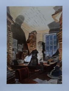 Affiche François Schuiten : Bibliothèque Mundaneum