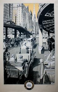 Serigrafia François Schuiten, Un siècle fièvreux (Jules Verne)