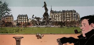 Lámina de Jacques Tardi, Nestor Burma dans le 11e Arrondissement de Paris