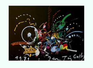 Affiche Jean Tinguely : Sans titre 1989