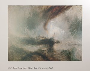 William Turner : Tempête de neige en mer, 1842