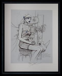 Signed Enki Bilal framed Fine Art Pigment Print : L'inédit