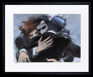 Signed Enki Bilal framed Fine Art Pigment Print : Trois