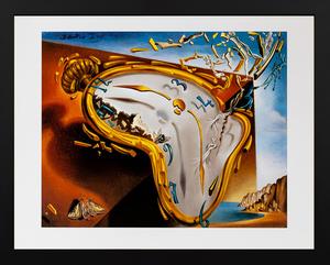 Lámina enmarcada de Salvador Dali : El reloj blando, 1931