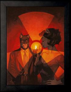 Lámina enmarcada de Juanjo Guarnido : Blacksad, alma roja