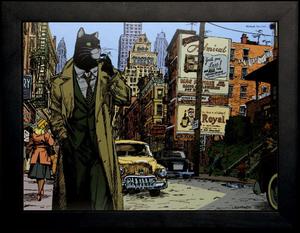 Affiche encadrée de Juanjo Guarnido : Blacksad, New York