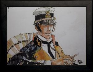 Affiche encadrée Corto Maltese de Hugo Pratt : Les éthiopiques