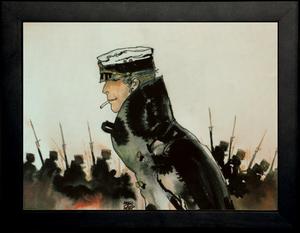 Lámina enmarcada Corto Maltese de Hugo Pratt : La jeunesse