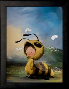 Affiche encadrée Alberto Varanda : Petite abeille