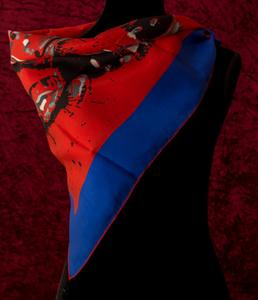 Foulard Arman : Violini (rosso)