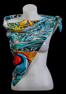 Foulard Erró : Silver surfer