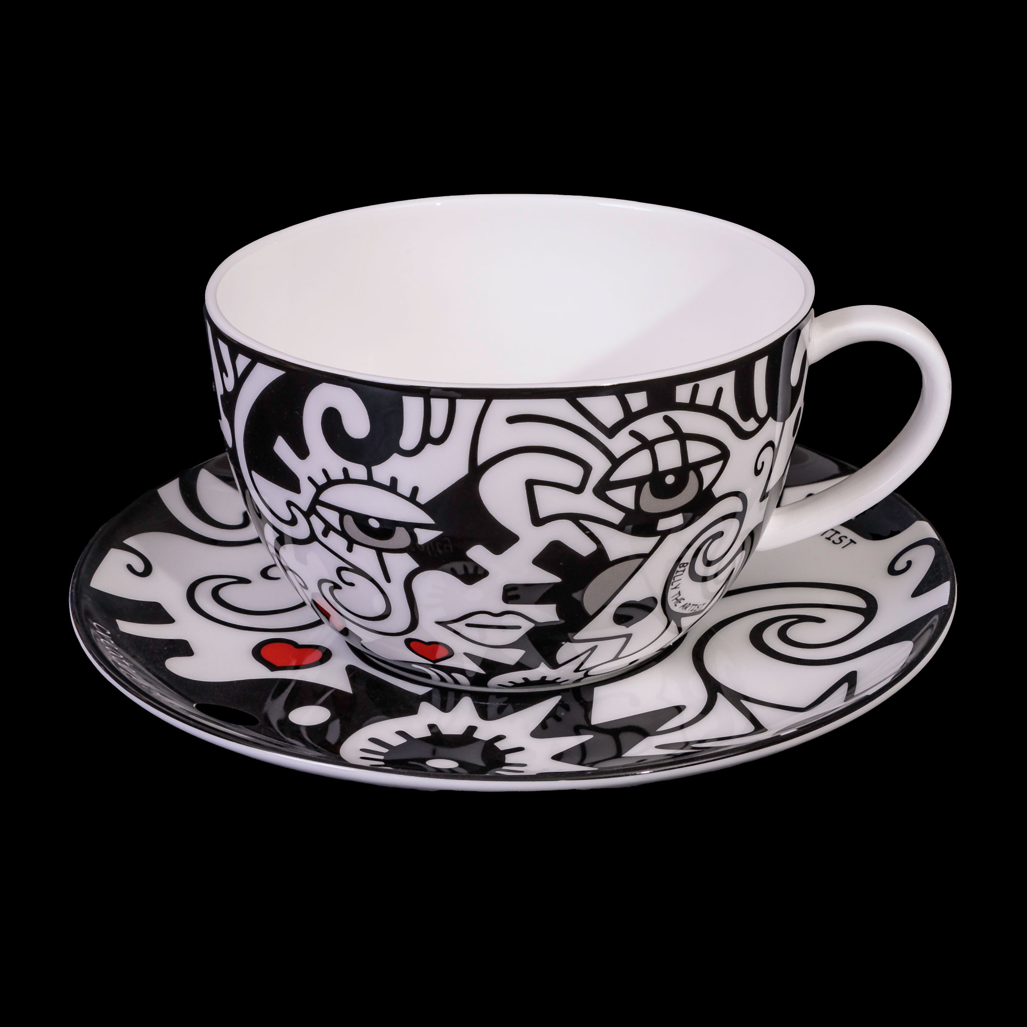 Billy the Artist big teacup saucer and Two : in One (Goebel)