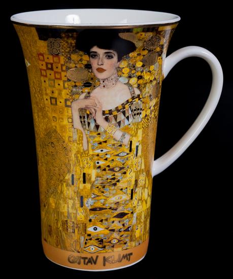 Gustav Klimt Artistic Mug : Adele Bloch Bauer, H : 15 cm - Ø : 10 cm ...