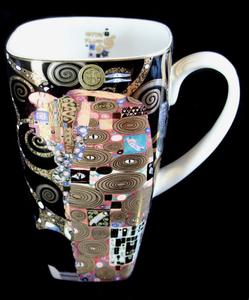 Mug Gustav Klimt, L'accomplissement (noir), (Goebel)