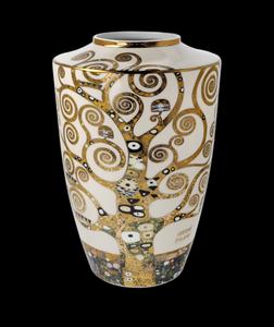 Gustav Klimt porcelain vase : The tree of life