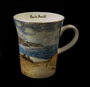 Mug Claude Monet en porcelaine : Chemin dans les blés