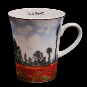 Mug Claude Monet, in porcellana : Campo di papaveri