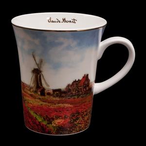 Mug Claude Monet en porcelaine : Champs de tulipes