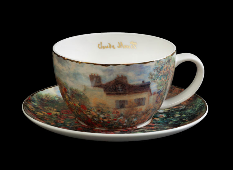 Claude Monet teacup and : House saucer (Goebel) The Artist\'s