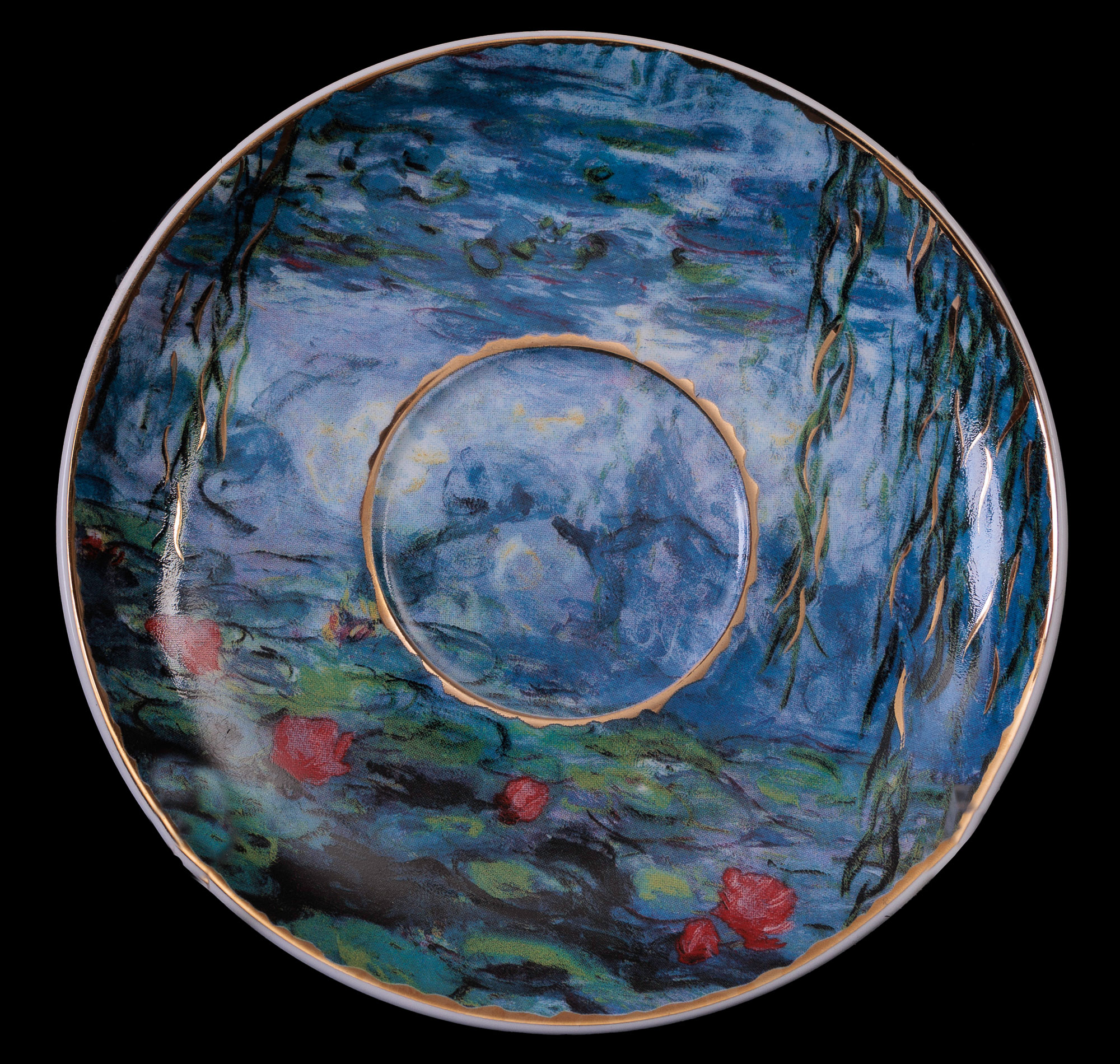 Claude Monet coffee cup and saucer, Nympheas (detail n°2)