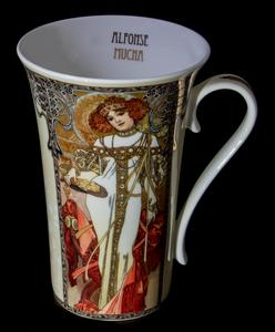 Alphonse Mucha Mug : Fall & winter