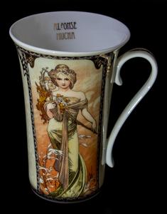 Alphonse Mucha Mug : Spring & summer