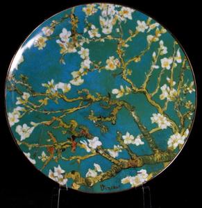 Plato en porcelana Vincent Van Gogh : Rama de almendro en flor, Goebel