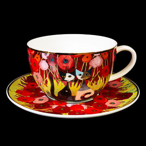 Orbis by : Artis Porcelains : Mugs Goebel Rosina Wachtmeister Collection