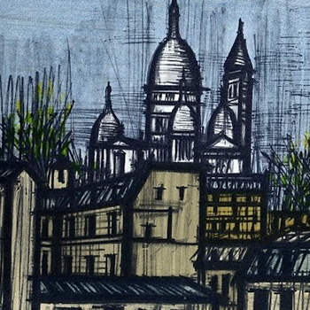 Bernard Buffet : Paris : Le Sacré-Coeur