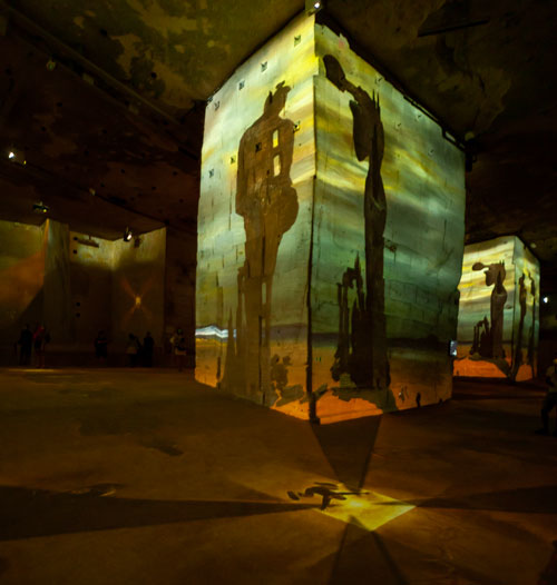 Salvador Dali aux Baux de Provence : L'angelus de Millet