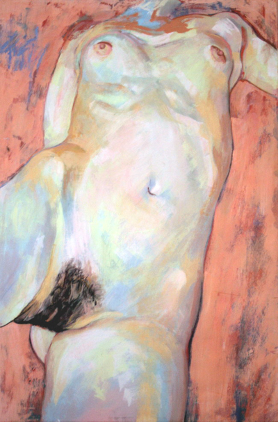 Jean Pierre DOLLA - Nudo 08<br />Acrilico su tela (130 x 194 cm)