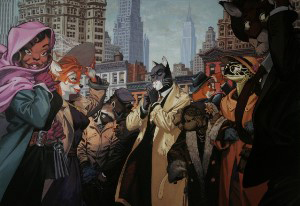 Juanjo Guarnido - Blacksad - Dans la foule, à New York