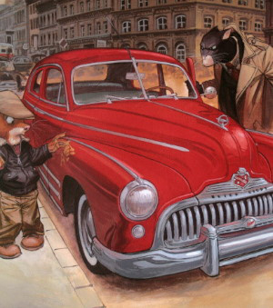 Juanjo Guarnido - Blacksad - Voiture rouge