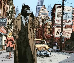 Estampe pigmentaire Juanjo Guarnido - Blacksad, New York