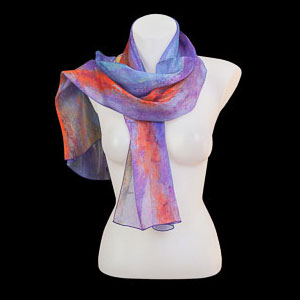 Pierre Bonnard silk scarves