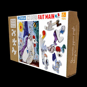 Puzzles en bois enfants Marc Chagall