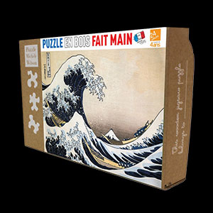 Hokusai wooden puzzles for kids