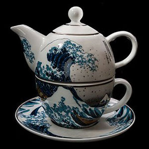 Hokusai tea sets