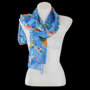 Vassily Kandinsky silk scarves