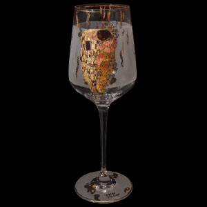 Gustav Klimt wine glasses