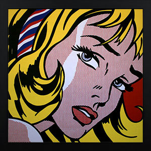 Láminas de Arte enmarcadas de Roy Lichtenstein