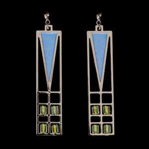 Frank Lloyd Wright earrings