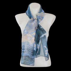 René Magritte silk scarves