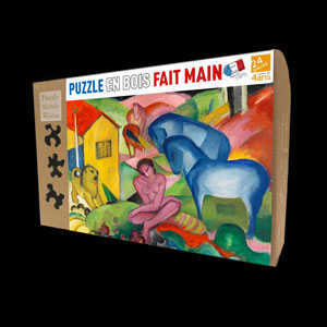 Puzzle di legno per bambini Franz Marc
