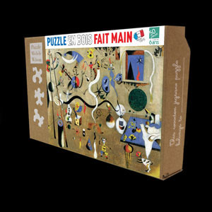 Puzzle di legno per bambini Joan Miro