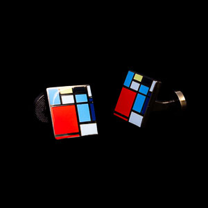 Piet Mondrian cufflinks