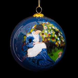 Claude Monet Christmas ornaments