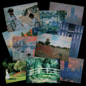 Claude Monet postcards
