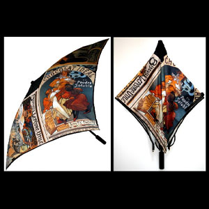 Alphonse Mucha umbrellas