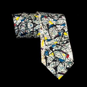 Cravates Jackson Pollock
